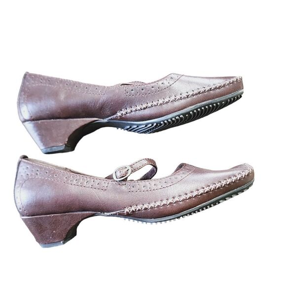 Rialto Comfort Corolla brown square toe pumps sz 10 - Picture 6 of 6